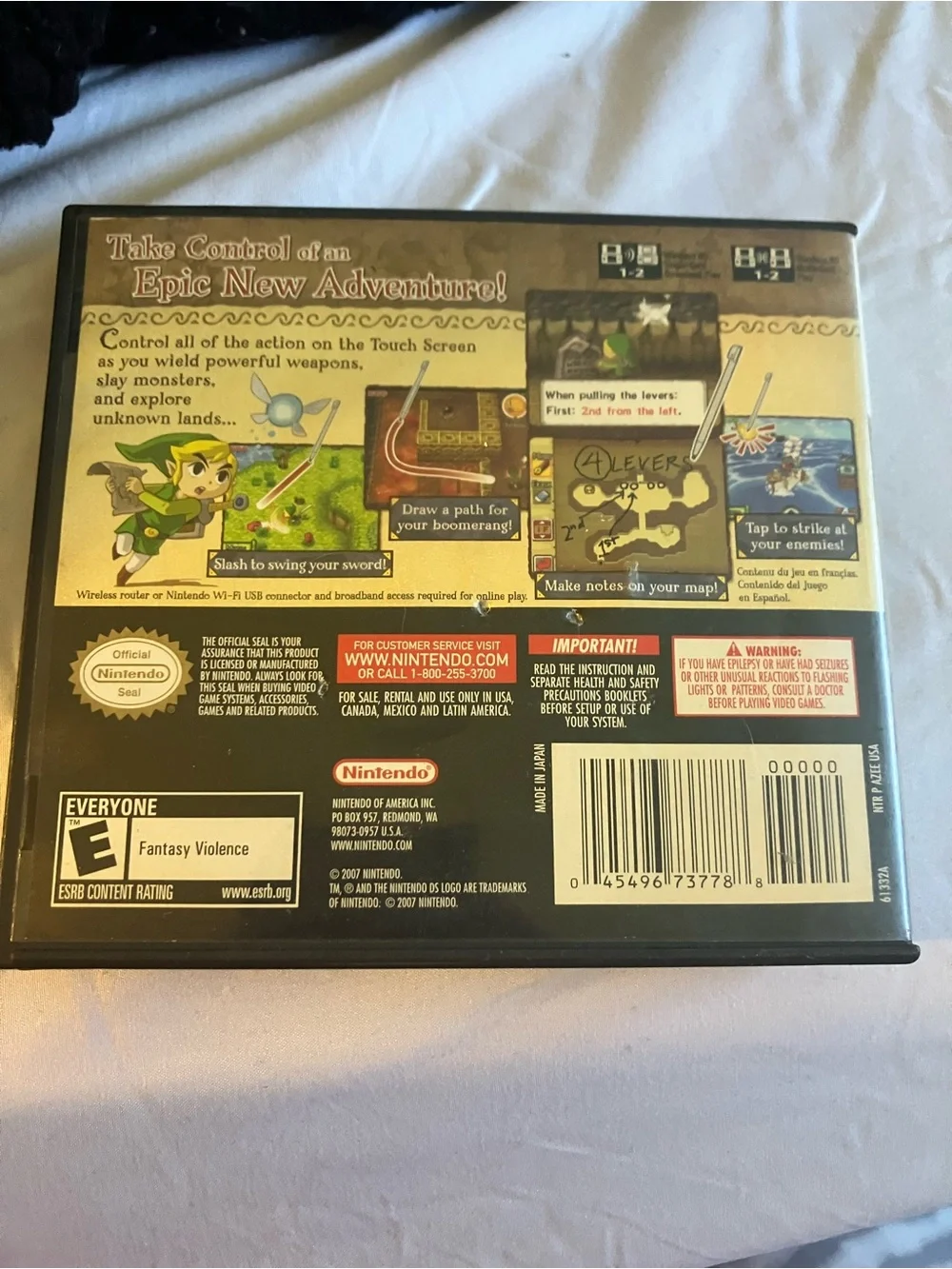 Nintendo The Legend of Zelda: Phantom Hourglass - Brown & Gold Cover (DS)